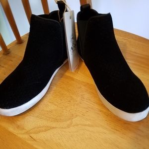 Suede like booties new with tags